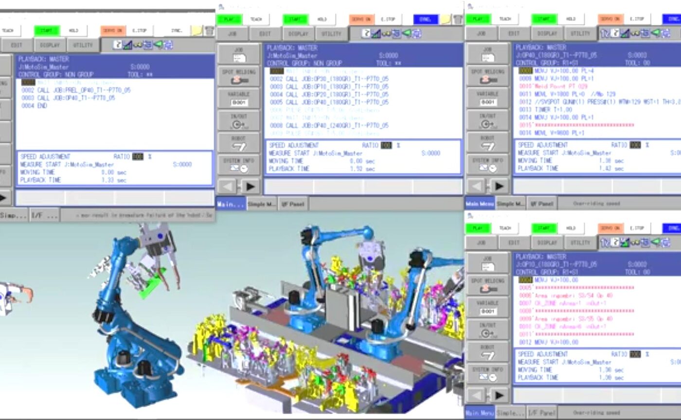 Sistemi 4.0 di programmazione robot industriali interconnessi